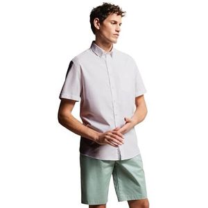 bugatti Vrijetijdshemd voor heren, 1:2 mouw, wit-10, XL