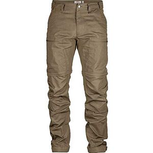 Fjallraven Heren Abisko Lite Trekking Zip-Off M Reg broek, licht olijf, 46