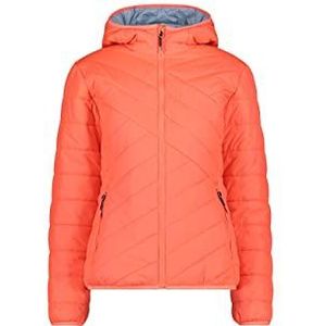 CMP - Woman Jacket Fix Hood, Woman, Red Fluo, 40