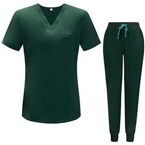 MISEMIYA - Sanitaire uniformen voor dames, medische uniformen, medische uniformen, verpleegsters, casakade en broek, Ref. 0053, Celeste Y Blanco, S