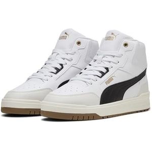PUMA - SHUFFLE DOWNTOWN MID - Sneakers - Puma white/Puma black/Vapor gray