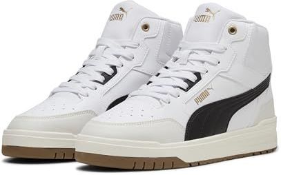 PUMA - SHUFFLE DOWNTOWN MID - Sneakers - Puma white/Puma black/Vapor gray