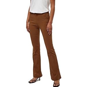 Minus Carma Flared broek voor dames, walnoot bruin, 36