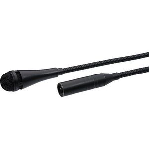 MONACOR DMG-700 dynamische zwanenhals microfoon, 3-polige XLR, zwart