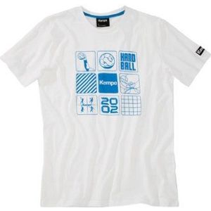 Kempa Icons heren t-shirt, wit/Kempa