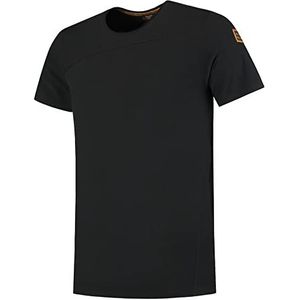 Tricorp 104002 Premium kruisnaad heren T-shirt, 95% gekamd katoen/5% elastaan, 180g/m², zwart, maat XXL