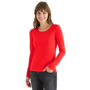 Cecil - Stijl Pia - Shirt met Lange Mouwen - Pumkin Orange
