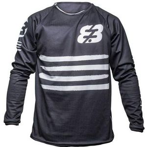 Parts 8.3 Tricot met lange mouwen Eight Three Fiets Volwassenen Unisex Zwart/Wit, S