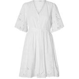 Selected - Dahlia - Korte Jurk - V-hals - Korte Mouwen - Inclusief Riem