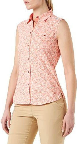 CMP - Dameshemd - Mouwloos - Stretchstof - Met Knoopsluiting en Borstzakje