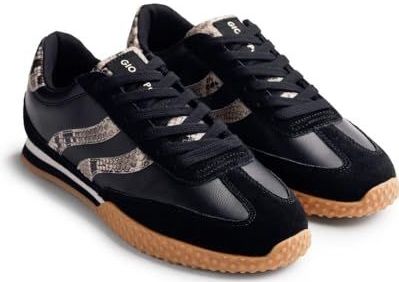 Gioseppo - Gladwin - Sneakers - Suède - Dierenprint - Gewatteerde Binnenzool - Platform Hoogte 2 cm