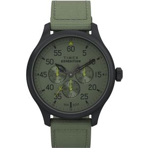 Timex Mannen Analoge Quartz Horloge Met Nylon Band TW4B31000, Groen, riem