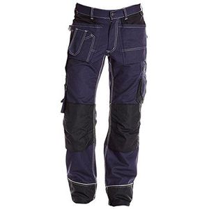 Jobman 2200136799-C56 ambachtsman broek in marineblauw/zwart maat C56