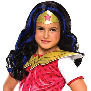 DC Super Hero Girls Wonder Woman Kostume Pruik Child One Size