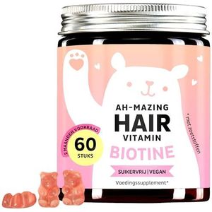 Bears with Benefits - Biotine en Zinkgummies - Suikervrij en Vegan - 60 Stuck
