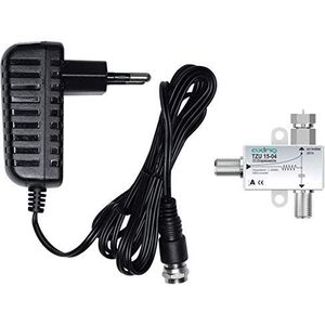 Axing TZU 110-04 DC-voedingsset afstandsbediening 12 V voeding DVB-C SAT 5-2400 MHz