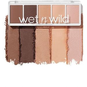 Wet n Wild, Color Icon 5-Pan Palette, OogschaduwPalet met 5 RijkGepigmenteerde Tinten voor Dagelijkse Make-up, Langdurig en Makkelijk te Mengen Formule, Gold Whip