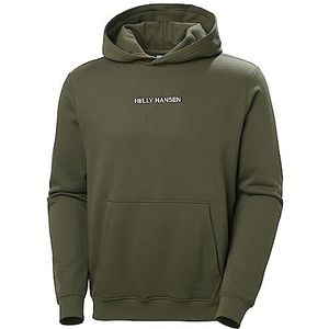 Helly Hansen Mens Core Graphic Sweat Hoodie, Utility Green, S