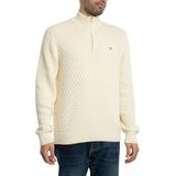 Gant - Sweatshirt - Katoenmix - Opstaande Kraag - Regular Fit