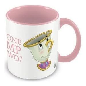 Disney Beauty and The Beast Mok (Chip One Lump of Two Design) 11oz koffiemok in presentatie Disney geschenkdoos - officiële Beauty and The Beast Merchandise