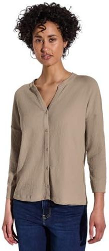 Street One Tuniekjas voor dames met structuur, Safari beige, 38