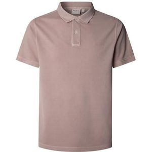 Pepe Jeans - PM542099 - Polo - Roze - Katoen - Korte Mouwen
