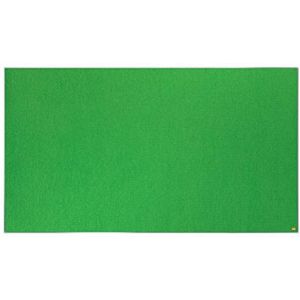 Nobo Widescreen Vilten Memobord, 1550 x 870 mm, Slanke Lijst, InvisaMount Montagesysteem, Impression Pro, Groen, 1915427