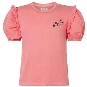 Noppies T-shirt met korte mouwen voor meisjes en meisjes, Sunkist Coral - N024, 116 cm