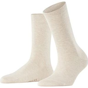 FALKE Dames Sokken Family W SO Duurzaam Katoen Eenkleurig 1 Paar, Beige (Sand Melange 4659) nieuw - milieuvriendelijk, 35-38