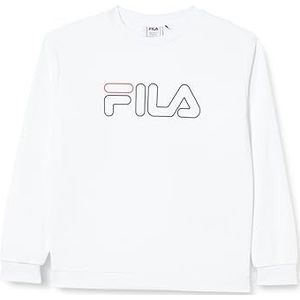 FILA Jongens SALASCO Sweatshirt, Bright White, 170/176, wit (bright white)