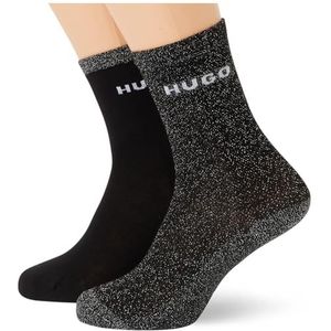 Sokken van katoenmix in een set van 2 paar, model 'SHINY'