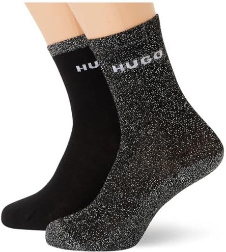 Sokken van katoenmix in een set van 2 paar, model 'SHINY'