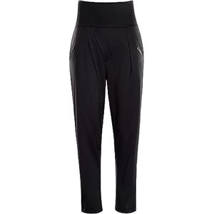 WINSHAPE Casual broek voor dames, elegante functionele high waist 7/8-baggy broek Hp303 met core-tailleband