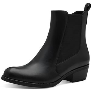 MARCO TOZZI Dames Bootie Zip+Slip 2-25329-43 Chelsea-laarzen, zwart, 36 EU