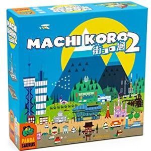 Pandasaurus - Machi Koro 2 - Stand-alone versie van het bekende bordspel - Snel dobbelspel voor volwassenen en kinderen - Vanaf 10 jaar - Voor 2 tot 5 spelers - Engels