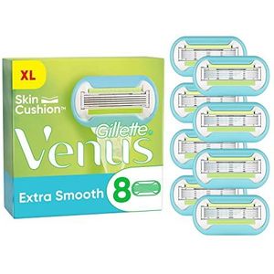 Gillette Venus Extra Smooth Navulmesjes Voor Vrouwen, Pack Van 8, 5 Mesjes Voor Een Supergladde Scheerbeurt