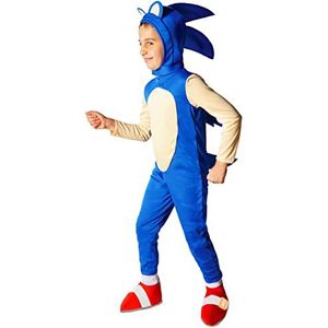 Ciao Sonic the Hedgehog verkleed jongenskostuum officiële SEGA (maat 5-7 jaar)