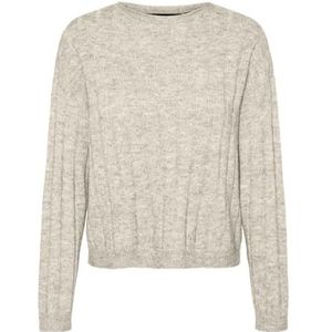 VERO MODA - VMWILLA LS O-Neck - Gebreide Trui - Melange