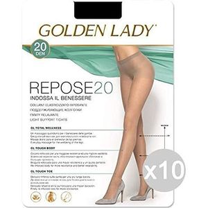 Golden Lady Set 10 Rest 20 Zwart 4 Panty Dameskleding en accessoires, meerkleurig, One Size