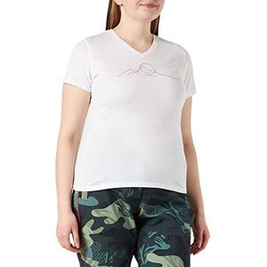 McKINLEY Dames Mena T-shirt, wit/navy, 44