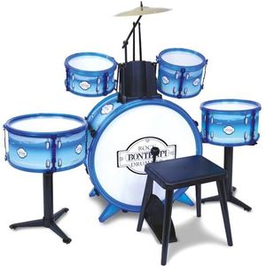 Bontempi – 51 4831 – accu Rock Drummer 5 trommels, 514831, wit/blauw