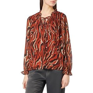 NAEMI Damesblouse 19525464-NA01, oranje, L, oranje, L