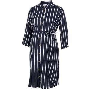 MAMALICIOUS Mama Licious borstvoedingsjurk voor dames, MLSINEM gestreept, Navy Blazer 2, S