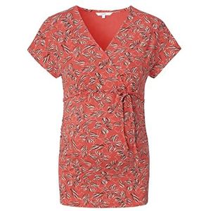 Noppies Dames Tee Nursing Short Sleeve Allover Print Mango T-Shirt, Hot Sauce - P887, 40
