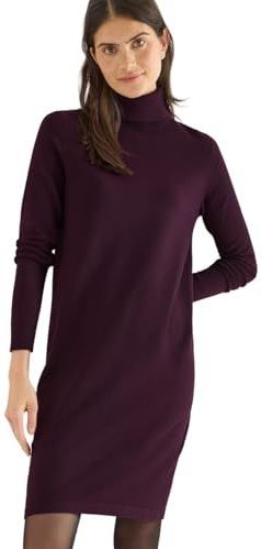 CECIL - Robe Douillette - Eggplant - Col Roulé - XXL