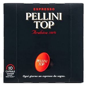 Pellini Top 100% Arabica Espresso Capsules – Medium Roast Italian Coffee Capsules - Nescafé Dolce Gusto Compatible, 60 Capsules