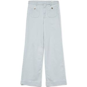 VERO MODA Vmkayla Hr Wide Pocket Jeans Mix, blauw (light blue denim), 28W / 32L