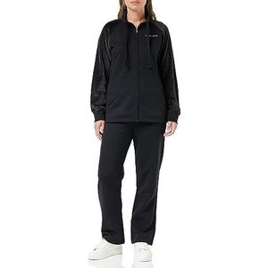 Champion Legacy Sweatsuits Easy W-Light Powerblend Fleecevelours Sportpak met hoge hals voor dames, zwart., XXL