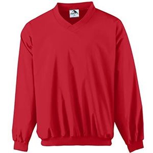 Augusta Sportswear Heren Jas Micro Poly Windshirt/Gevoerd, Rood, S