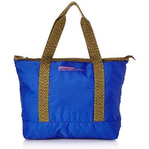 Bensimon Zipped Tote Color schoudertas voor dames, blauw (Bleu 532)), One Size
